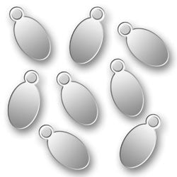 Laser Engraved Stainless Steel Jewelry Tags