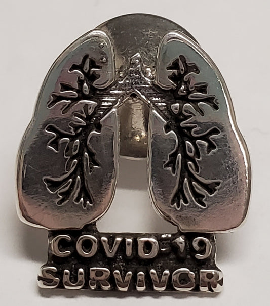 Covid-19 Pin and charm (LUNGS)