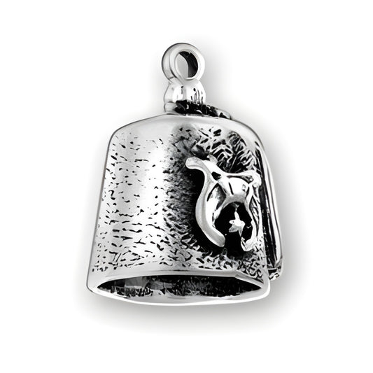 Charm Factory Fez Charm, made of sterling silver, features intricate detailing and a classic fez design.