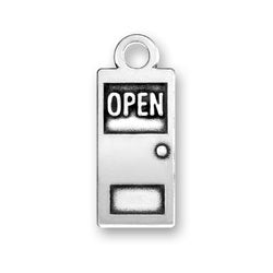 Door Open and Closed Charm