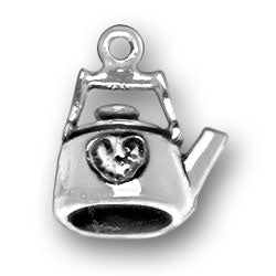 Teapot with Heart Charm