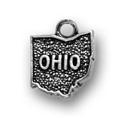 Sterling Silver Ohio Charm