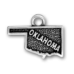 Sterling Silver Oklahoma Charm
