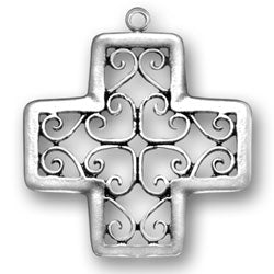 Filigree Cross Charm