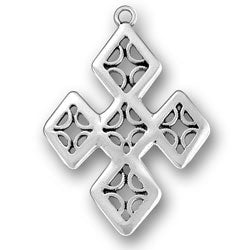 Diamond Cross Charm