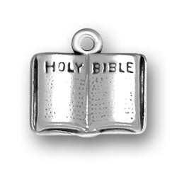 Open Holy Bible Charm