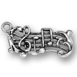 Music Staff Charm