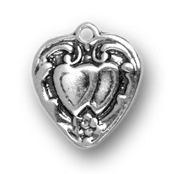 Double Heart Charm
