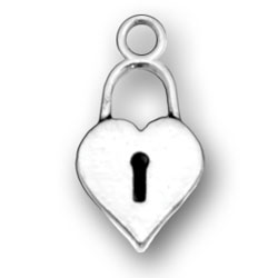 Lock Heart Charm