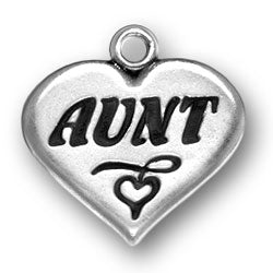 Aunt Heart Charm