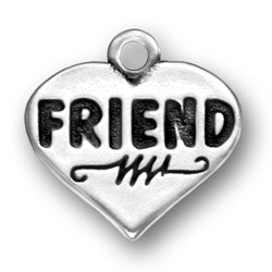 Friend Heart Charm