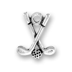Golf Clubs and Ball Charm