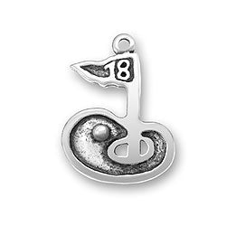 18th Hole Golf Charm