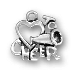 Heart To Cheer Charm