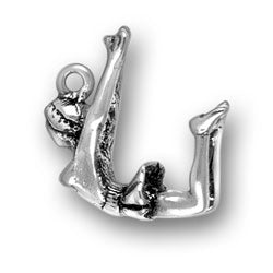 Cheerleader in Action Charm