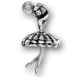 Ballerina with Dress Charm
