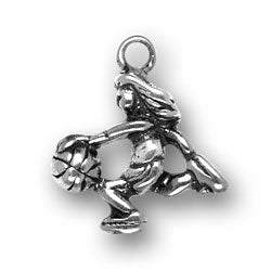 Female Basketball Player Charm