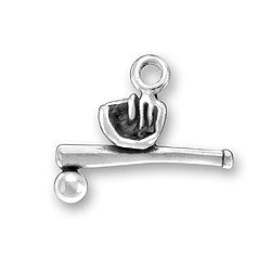 Small Baseball Bat & Glove Charm