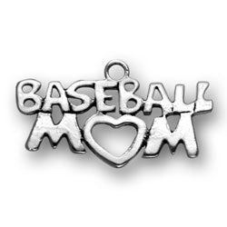 Baseball Mom Charm