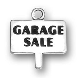 Garage Sale Sign Charm