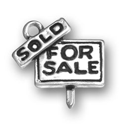 House For Sale Sign Charm