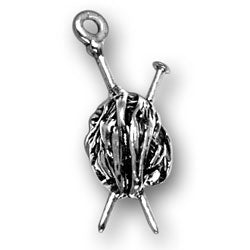 Yarn and Needles Charm