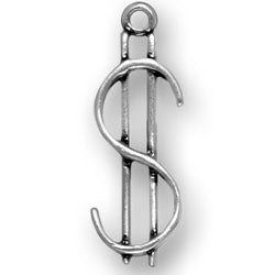 Dollar Sign Charm