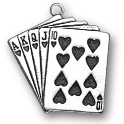 Large Playing Cards Charm