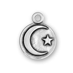 Moon and Star Charm
