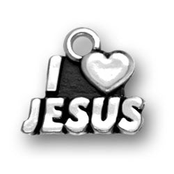 I Heart Jesus Charm