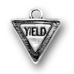 Yield Sign Charm