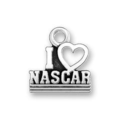 I Heart NASCAR Charm