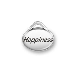 Happiness Oval Message Charm