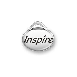 Inspire Oval Message Charm