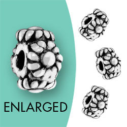 Bali Style Flower Spacer Beads