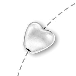 Heart Spacer Bead