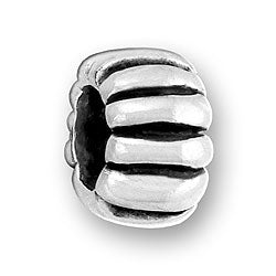 Luv Link Ribbed Bead