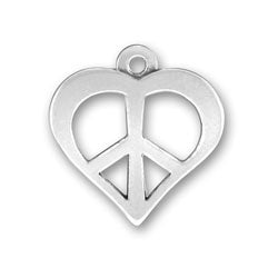 Peace and Love Cutout Charm