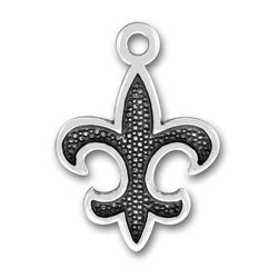 Dark Fleur de Lis Charm
