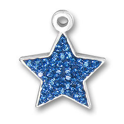 Blue Star Charm