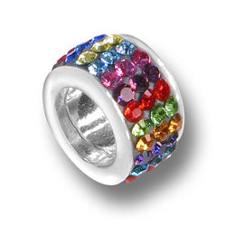 Multicolored Crystal Bead