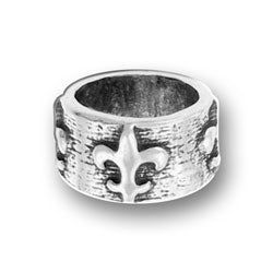 Small Fleur de lis Bead