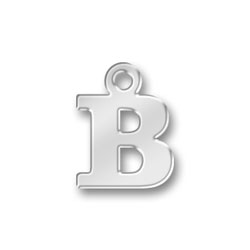 B Letter Charm