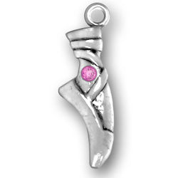 Ballerina Foot with Pink Crystal