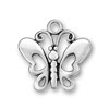 Butterfly with Cutout Wings Charm