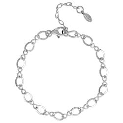 Sterling Silver Charm Bracelet with Clasp