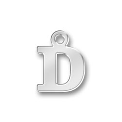 D Letter Charm