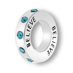 December Believe Affirmation Ring