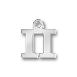 Greek Pi Charm