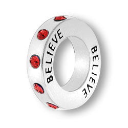 July Believe Affirmation Ring